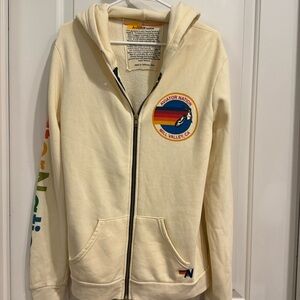 Aviator Nation Full Zip-Up Hoodie Size L